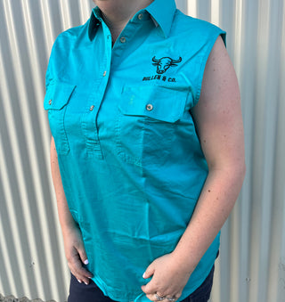 Ladies Sleeveless Work Shirt JADE