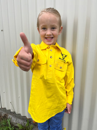 Kids Work Shirt YELLOW