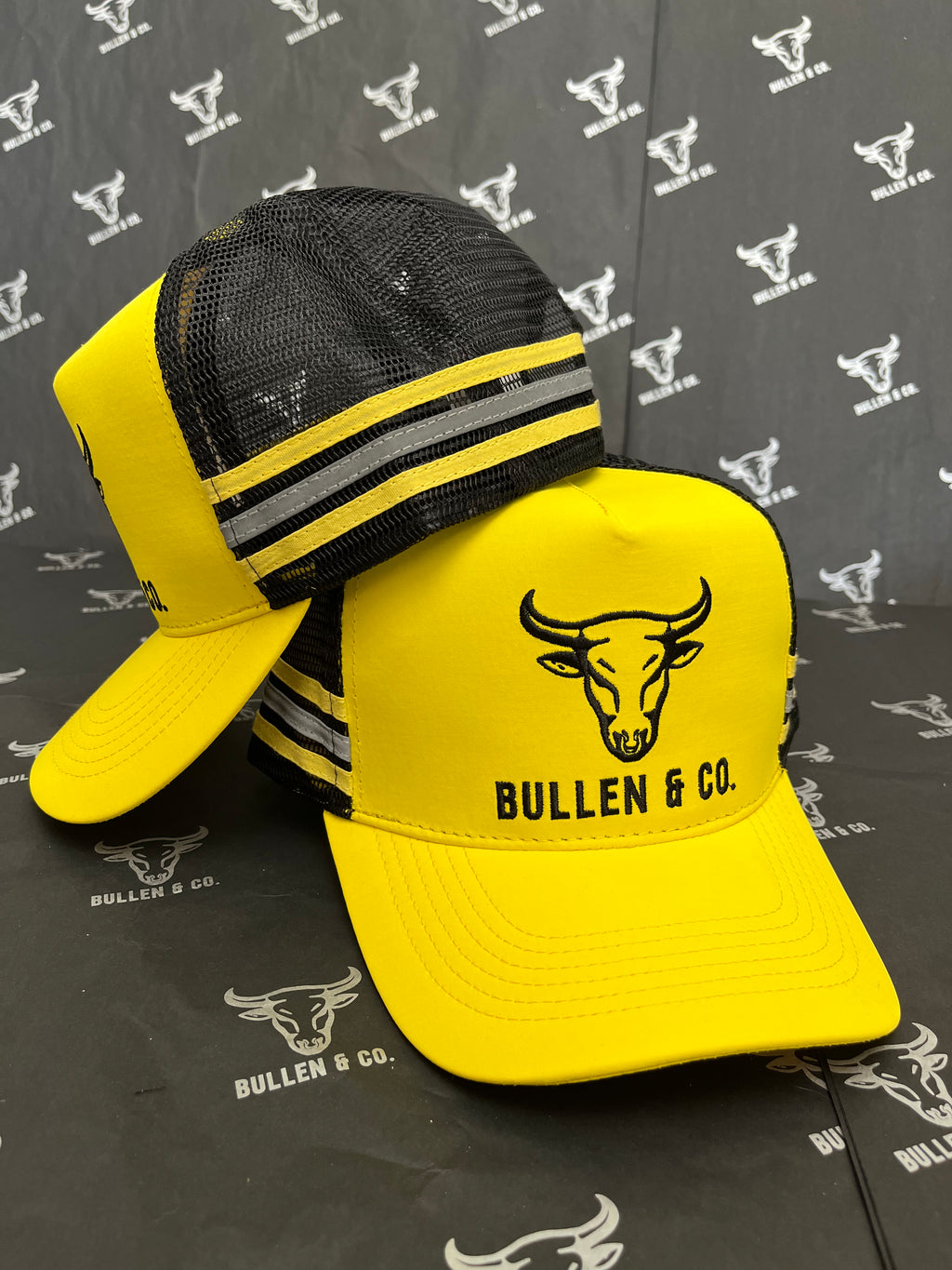 “BE SEEN” Bright Yellow Trucker – Bullen & Co