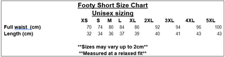 Black & Purple SOLID Footy Shorts